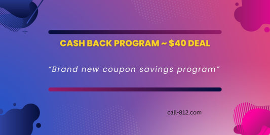 Cash Back Program ~ $40 Deal