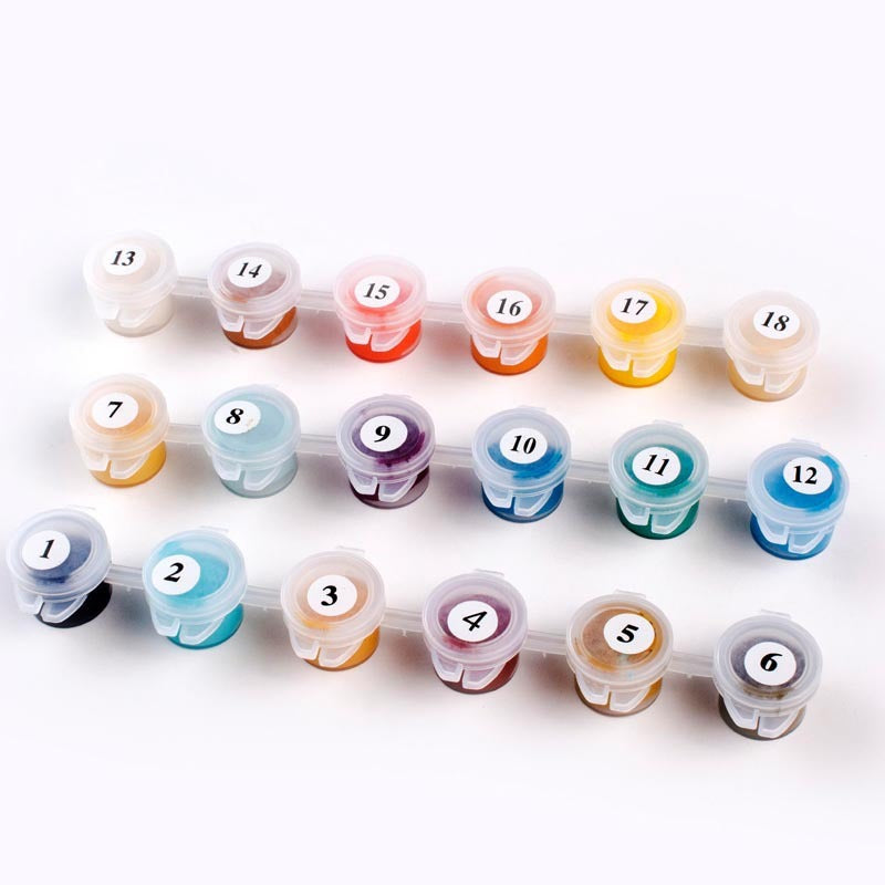 Hand-painted floral decorative painting