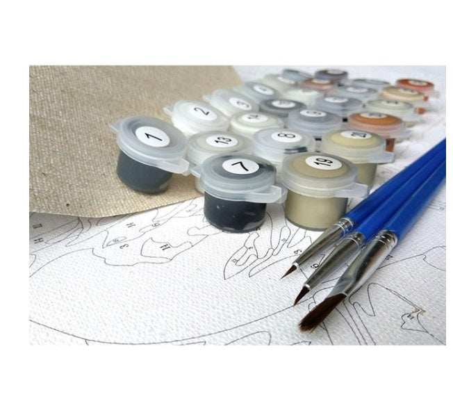 Fallen Flower Basket - Painting By Numbers Kits