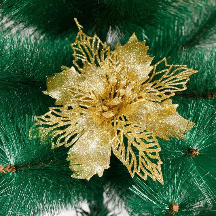 Christmas decorations canes hollowed out Christmas flowers - MediaEclat.store