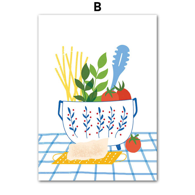 Canvas Core Spray Painting Hanging Picture Rimless Decorative Picture