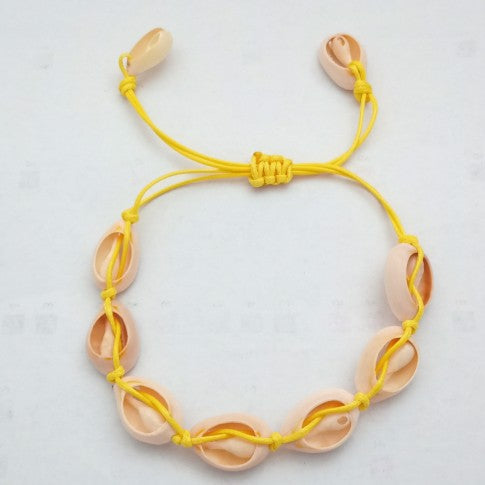 Personality Creative Hawaiian Style Casual Jewelry Natural Shell Hand-woven Bracelet
