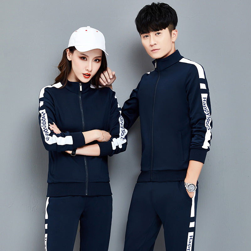 Running Suit Casual Loose Two-piece Suit School Uniform Set