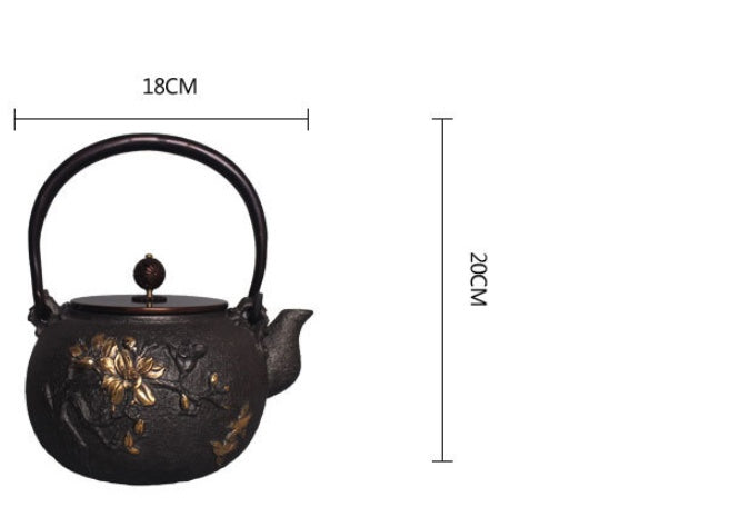 Antique tea set kung fu boiling teapot