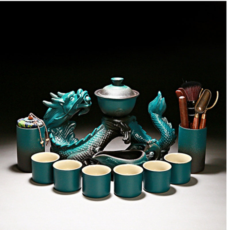 Lazy Automatic Tea Set Set Grinding Tea Artifact Tray Household