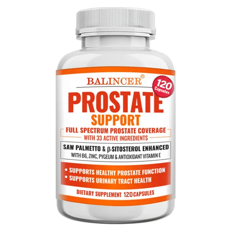 Balincer Men's Vitamin Capsules - Supports Prostate Function, Helps Improve Urinary Tract Function, Relieves Frequent Urination - MediaEclat.store