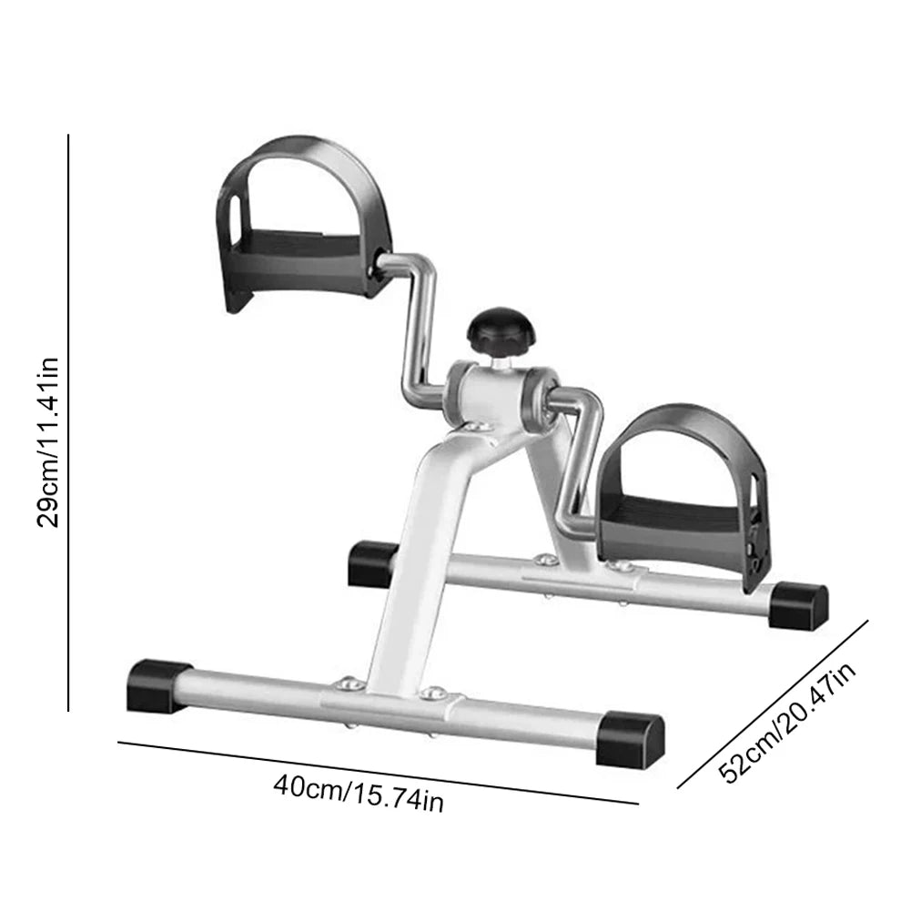 Pedal Exerciser Exercise Bike Under Desk Bike Pedal Exerciser for Elderly Leg Rehabilitation Home Gym Exercise Fitness Equipment