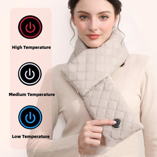 Electric Heating Scarf 3 Gear Heating Pads Outdoor Warm Heated Scarf U – MediaEclat.store