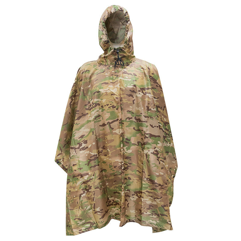 Multifunctional Portable Poncho Camouflage Raincoat