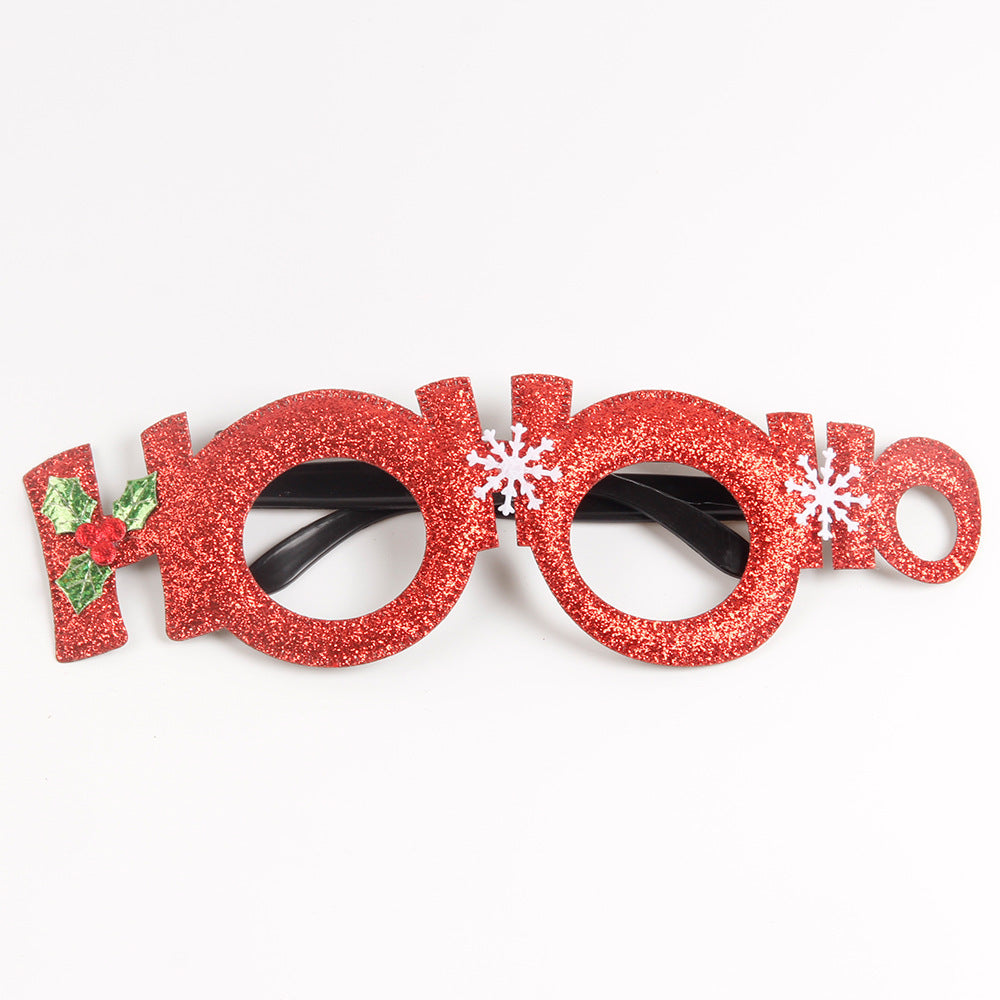 Christmas Decorations Dance Party Glasses Dress Up Props