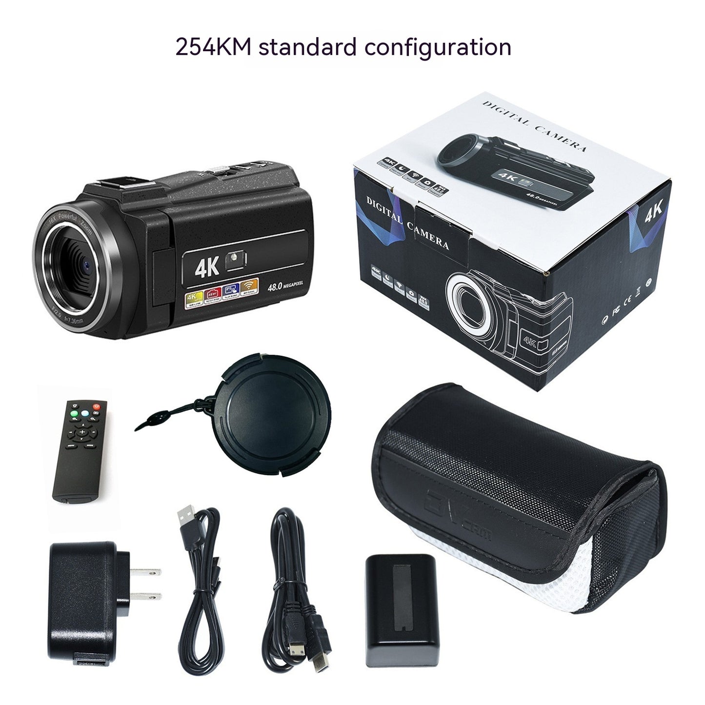 4K HD Digital Camera Handheld Shooting Digital Camera