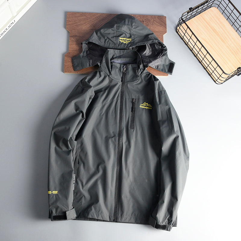 Functional Outdoor Storm Jacket Windproof And Waterproof