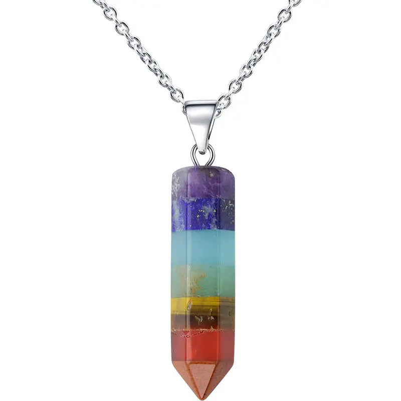 7 Chakra Gemstone Healing Pendant ~ Unisex - MediaEclat.store