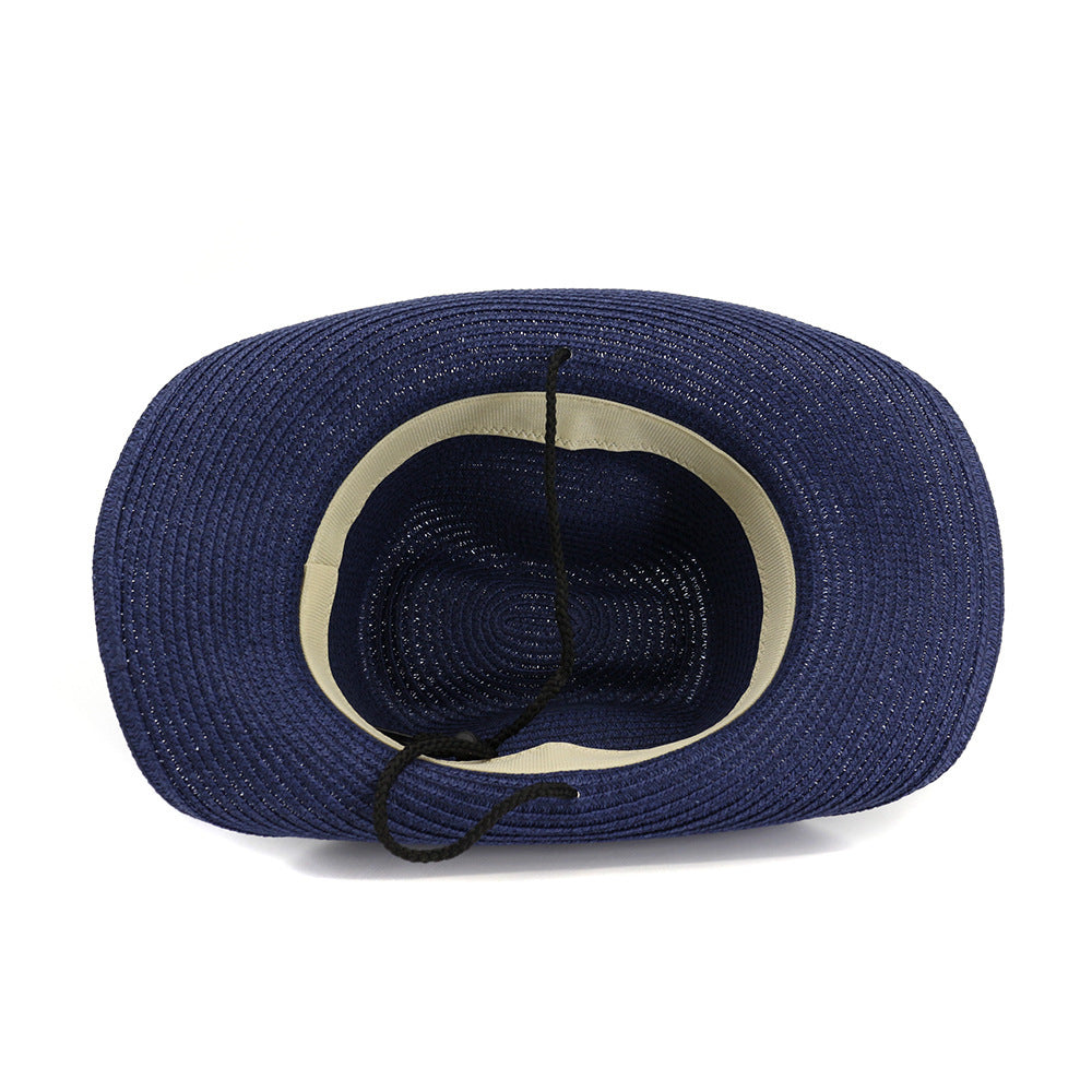 Shade Outdoor Beach Big Brim Cowboy Straw Hat