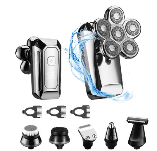 Men's Five-in-one Whole Body Washable Electric Razor