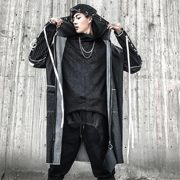 Dark hip hop coat