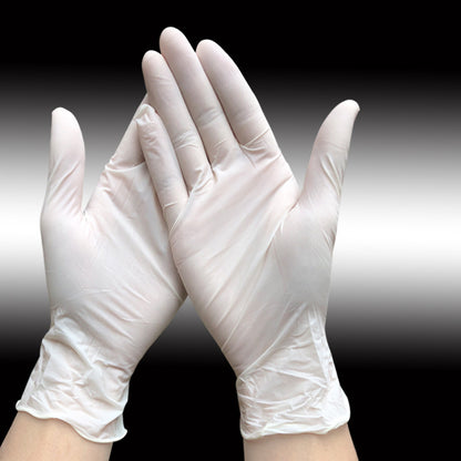 Disposable latex gloves