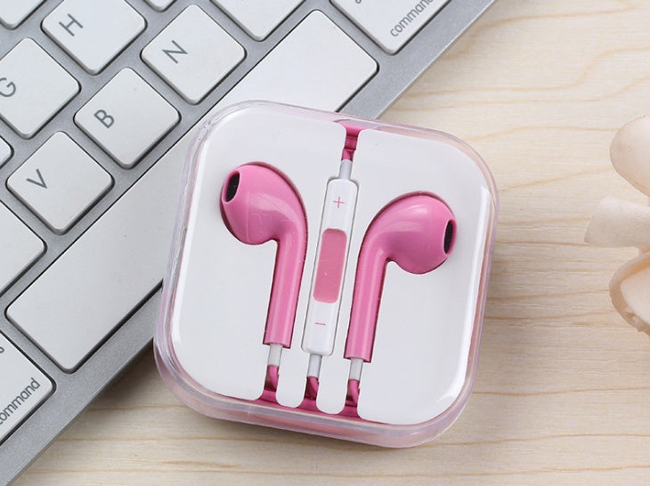 Manufacturers new earphones in-ear cable karaoke subwoofer wire control earplugs with wheat 3.5mm universal headphones