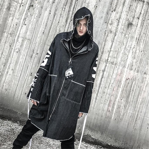 Dark hip hop coat