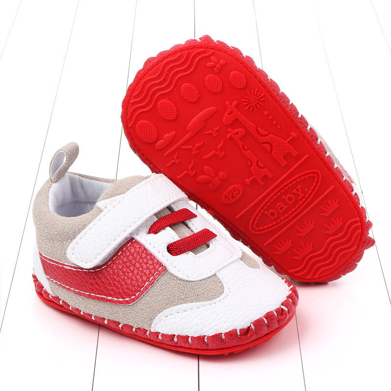 Non-slip rubber sole baby shoes