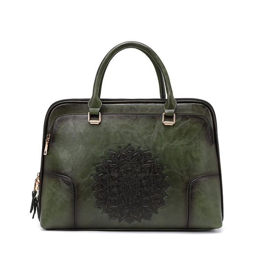 Women's Business Vintage Embossed Tote Bag - MediaEclat.store