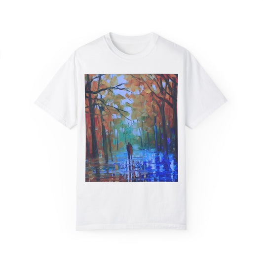 Copy of "A Walk in the Park." Unisex Garment-Dyed T-shirt