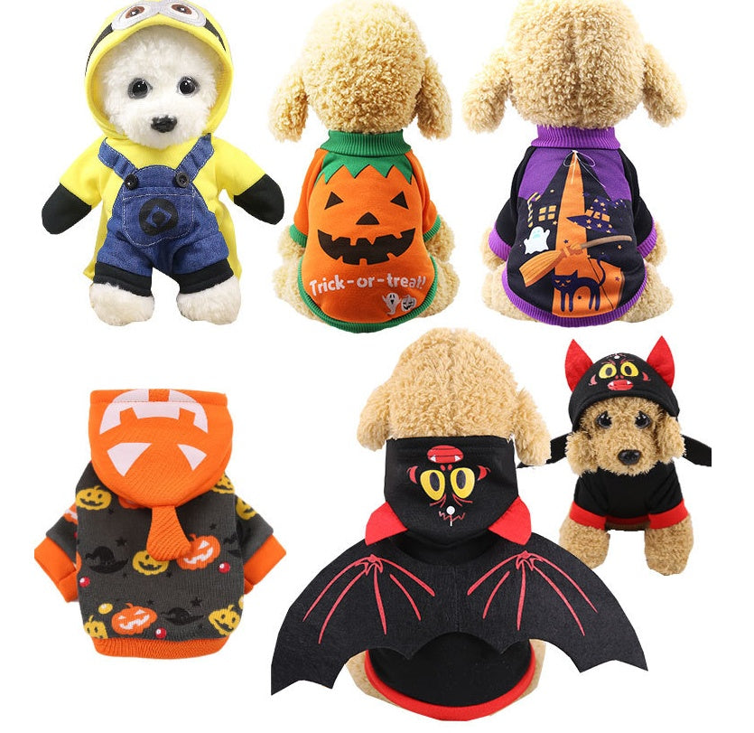 Halloween funny pet clothes