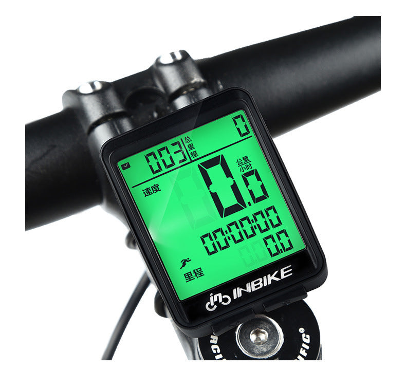 English wireless bicycle stopwatch