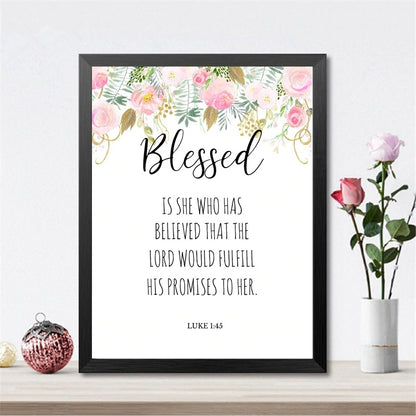 Man Luo New Bible Christian Mural Poster