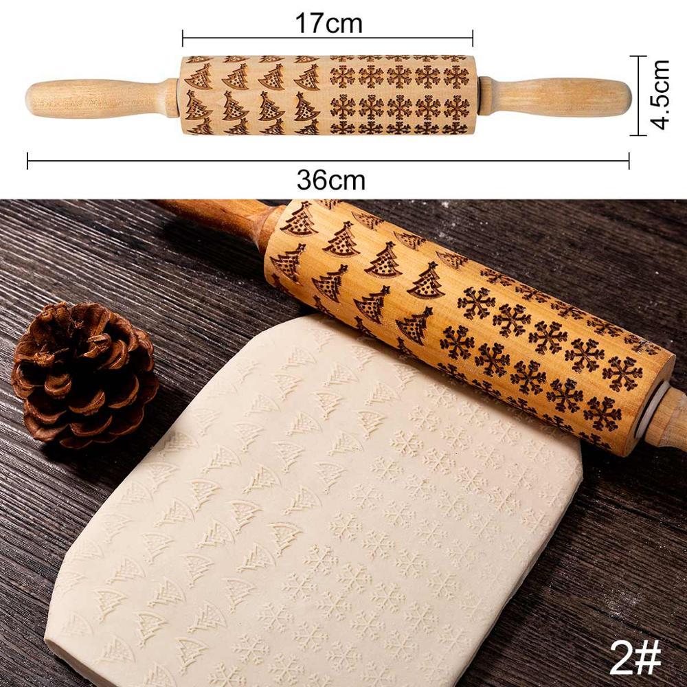 Rolling Pin Christmas Embossing