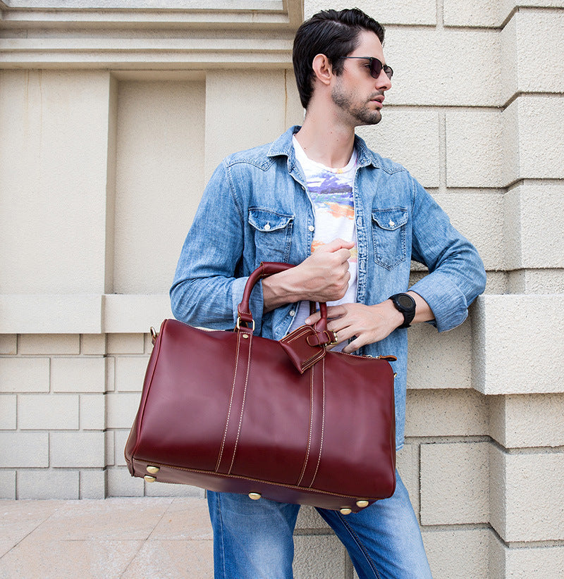 Crazy Horse Leather Tote