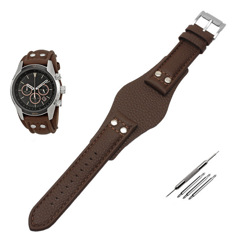 Leather Soft Top OrangeVintage Watch Strap