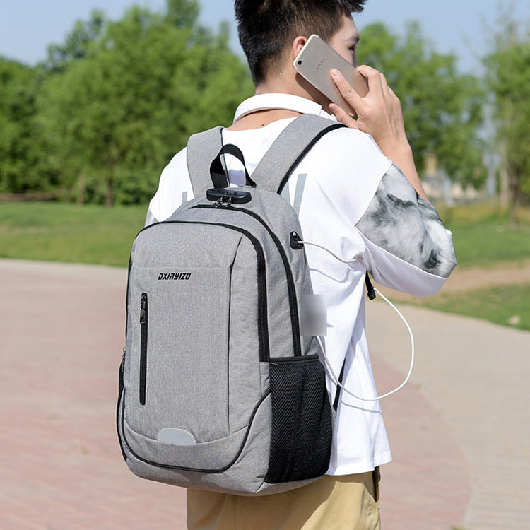 Double leisure travel computer backpack