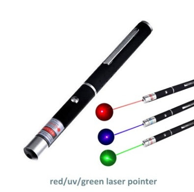 flashlight green light  pointer pen