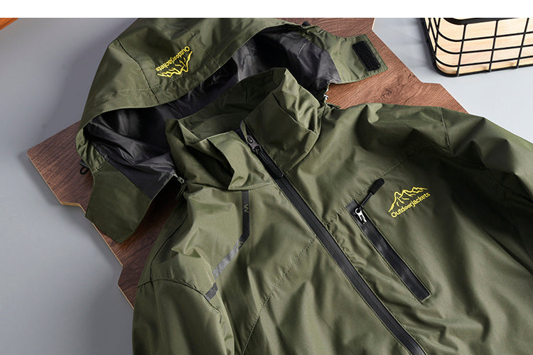 Functional Outdoor Storm Jacket Windproof And Waterproof