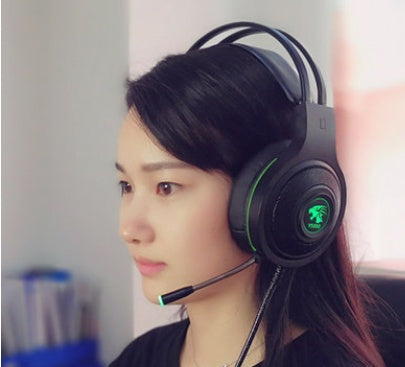 V5000 7.1-channel headphone headset-style eating chicken computer game desktop Internet cafes Jedi survival headset