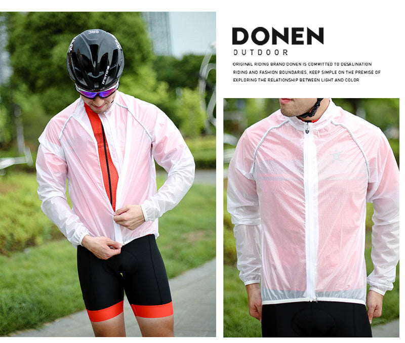 Spring and summer rain bike poncho