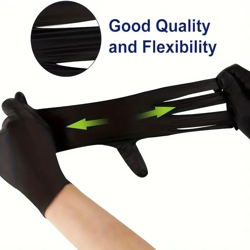 Disposable Nitrile Gloves,100pcs - MediaEclat.store