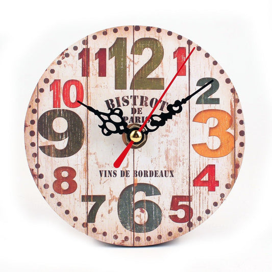 European Style Creative Retro Clock Wall Clock Living Room Clock