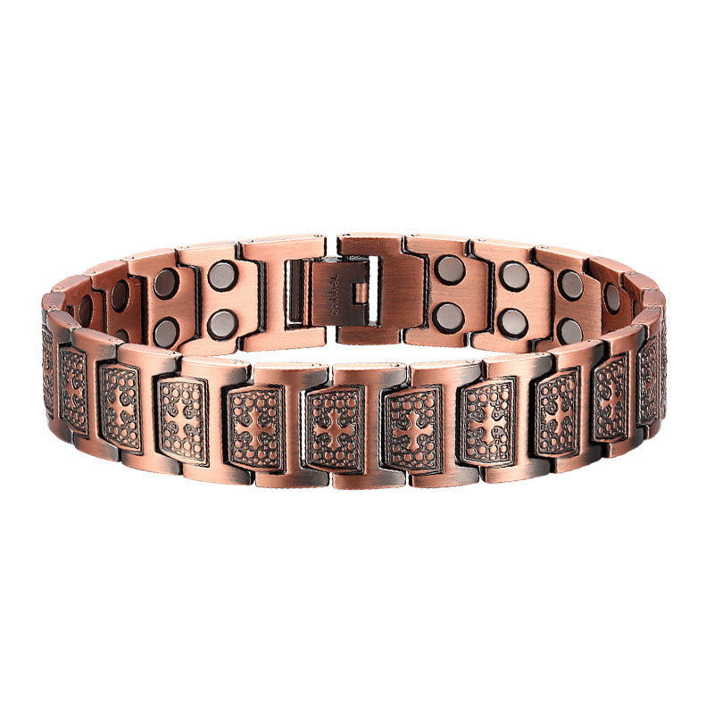 Copper Bracelet, Magnetic Bracelet, Cross Bracelet