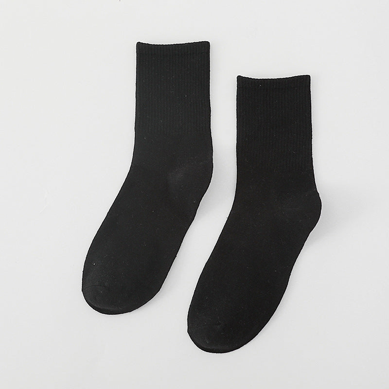 Striped Black All-match Stockings Sports Socks