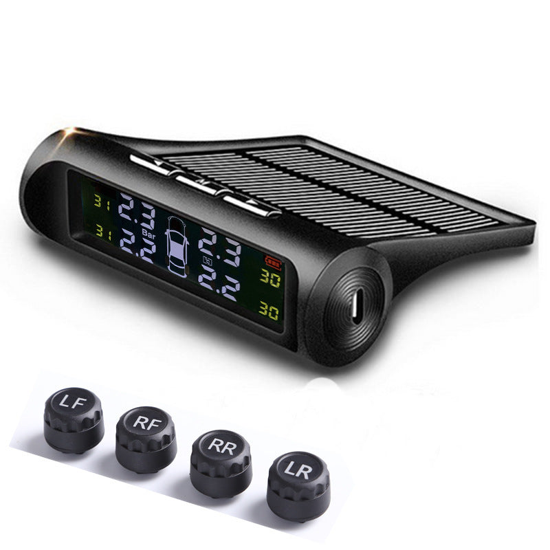 Solar Wireless Tire Pressure Monitor TPMS Tire Pressure Monitoring System