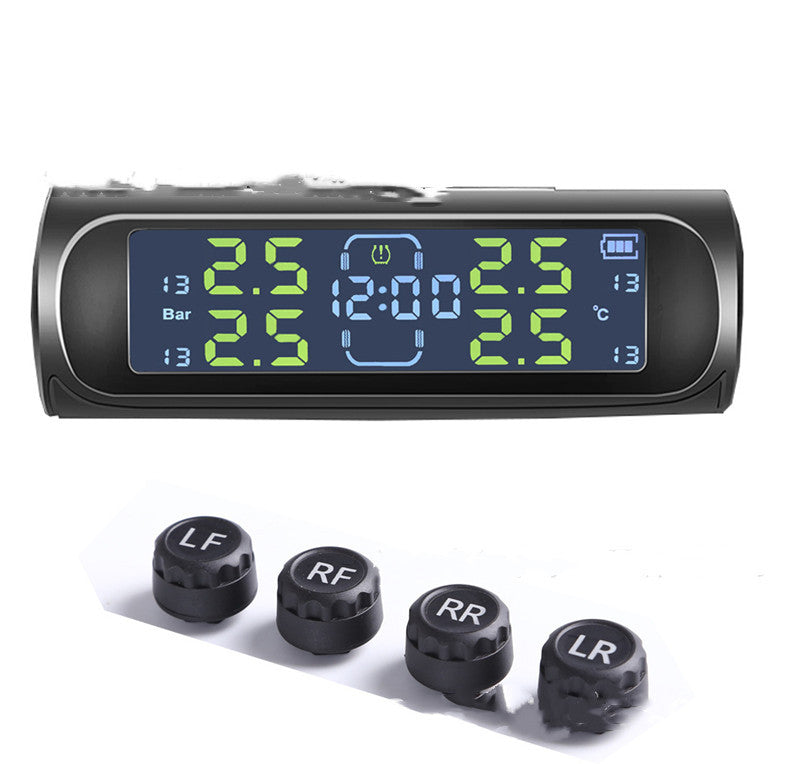 Solar Wireless Tire Pressure Monitor TPMS Tire Pressure Monitoring System