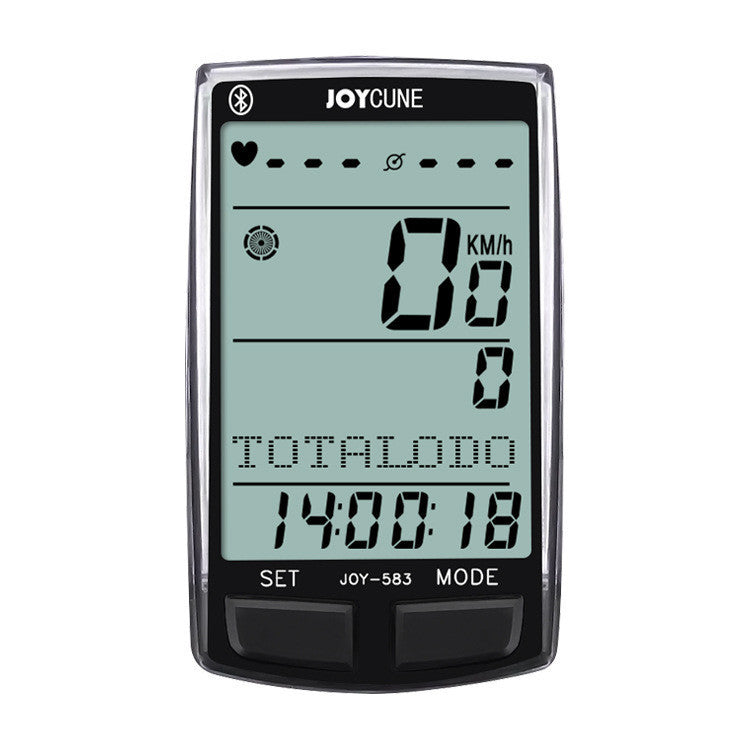 SD583 Wireless Code Meter Speedometer Large Screen Multi Language Odometer