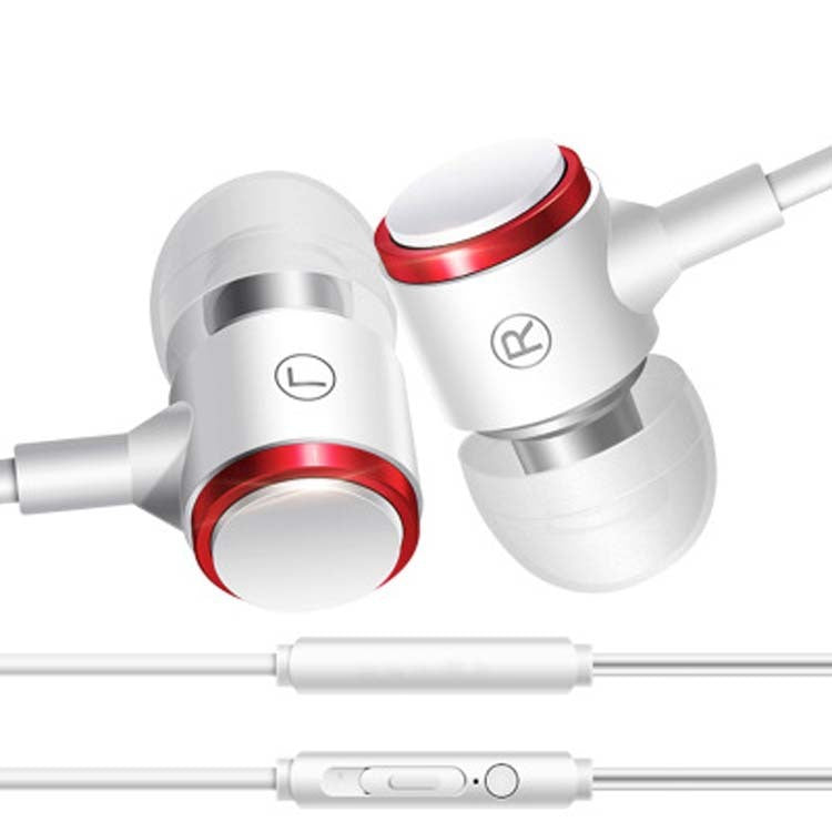 Earphones For Mobile Phones In-Ear Metal Earphones Wired Earphones 3.5 Headsets