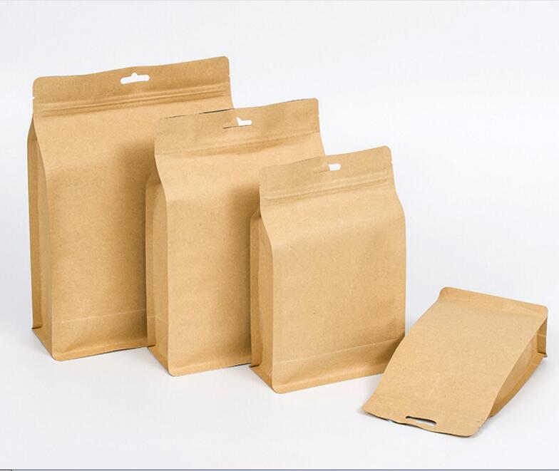 Kraft Paper Bag Custom Tea Packaging Bag