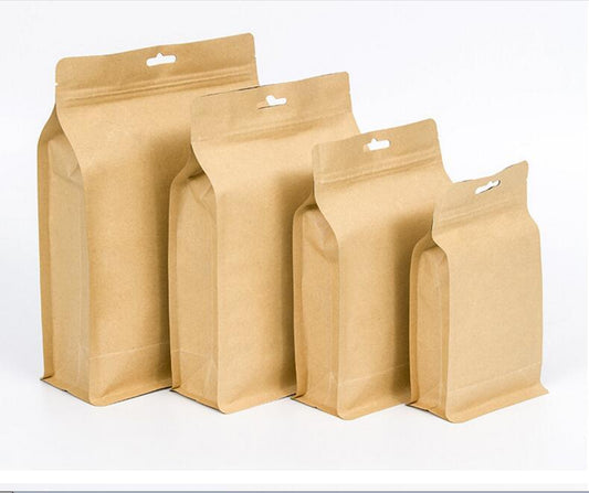 Kraft Paper Bag Custom Tea Packaging Bag