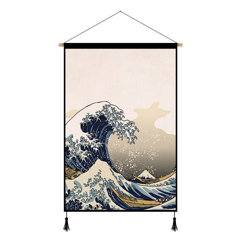 Hanging Paintings Background Wall Decorative Paintings Restaurant Study Hanging Cloth Covering Cloth Tapestry