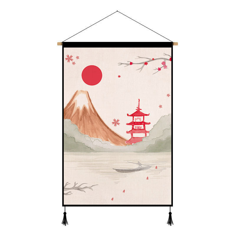 Hanging Paintings Background Wall Decorative Paintings Restaurant Study Hanging Cloth Covering Cloth Tapestry