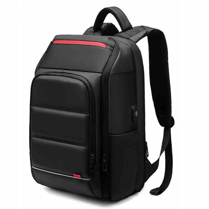 Computer Backpack USB Charging PVC Backpack Men